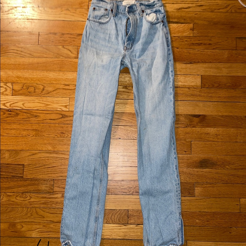 Abercrombie The 90’s Straight Ultra High Straight leg